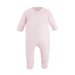 بذلة للرضع من القطن العضوي - باللون الأزرق / للرضع من 0 إلى 3 أشهر