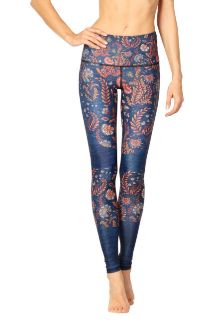 Festival Denim Yoga Leggings