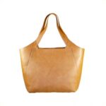 Executive Vegan Leather Bag - Camel
